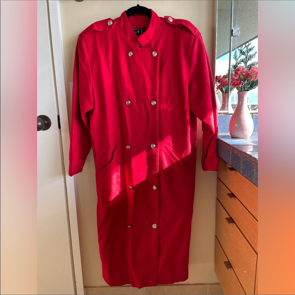 Vintage red coat
